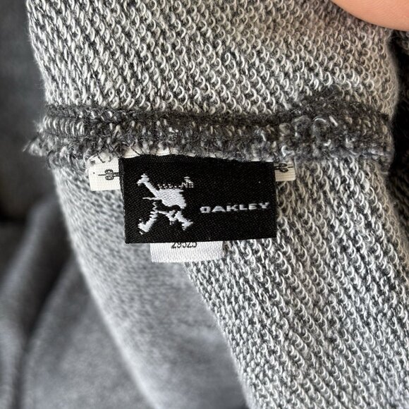 Oakley Sweater Gray Performance Hoodie Full Zip Knit Sweatshirt Men's S Outdoors - Picture 11 of 15